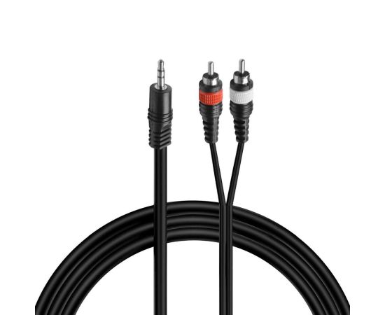 SINEXTESIS Cavo Mini Jack Stereo 3,5 mm - 2x RCA, 1.5 mt.