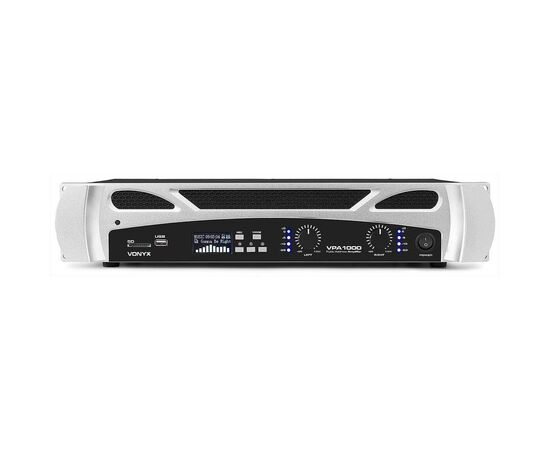 VPA1000 PA Amplifier 2x 500W MP3,BT, 2 image