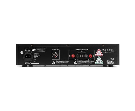 SPL 300 Amplifier 2x150W  BLK, 4 image