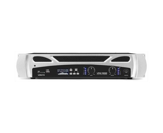 VPA1500 PA Amplifier 2x 750W MP3,BT, 2 image