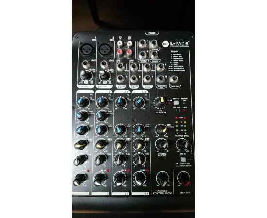 RCF L-PAD 6X MIXER 6 CANALI CON EFFETTI 230V USATO