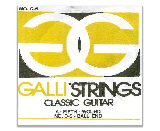 CORDA PER CHITARRA CLASSICA C-5 A- QUINTA  GALLISTRINGS WOUND STRING