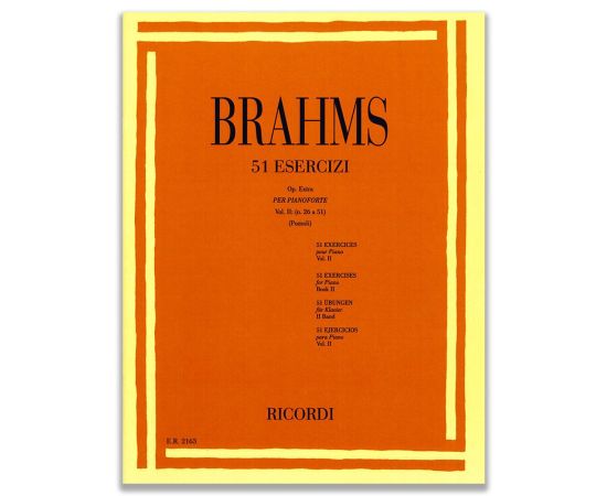 BRAHMS - 51 ESERCIZI OP. EXTRA