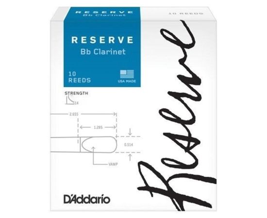 D'Addario Reserve Blu ancia clarinetto Sib 2,5