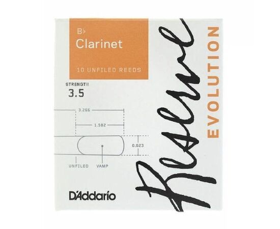 D'Addario Reserve Evolution ancia clarinetto Sib 3,5