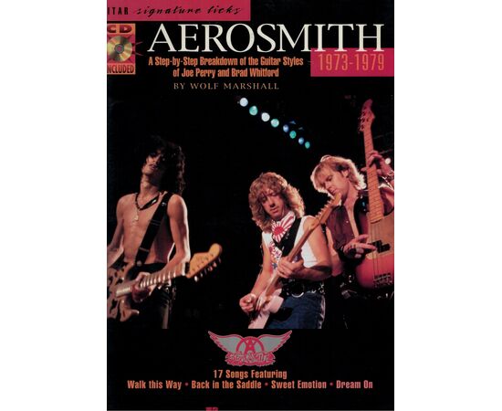 Spartito Aerosmith 1973 - 1979 con CD