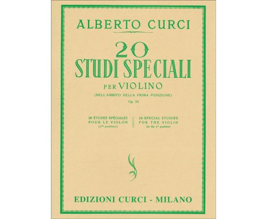 20 STUDI SPECIALI OPUS 24 - CURCI