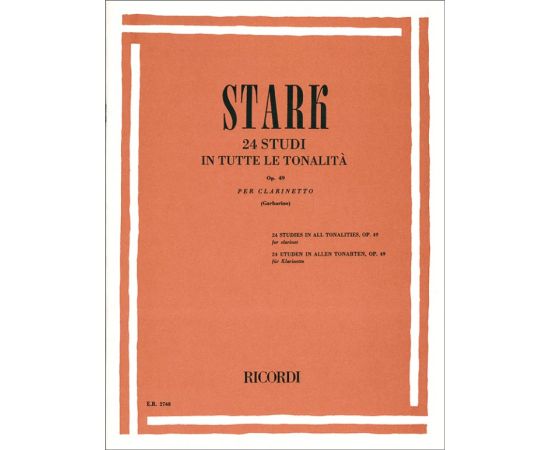 24 STUDI IN TUTTE LE TONALITA' OPUS 49 - STARK