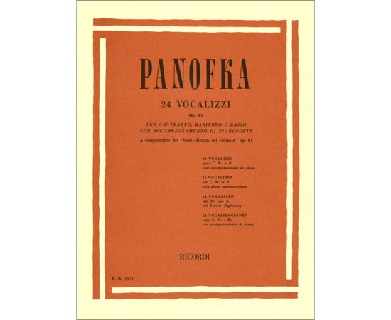 24 VOCALIZZI OPUS 81 - PANOFKA