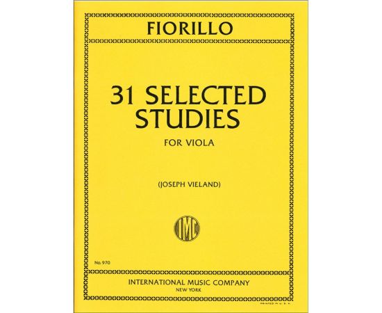 31 SELECTED STUDIES - FIORILLO