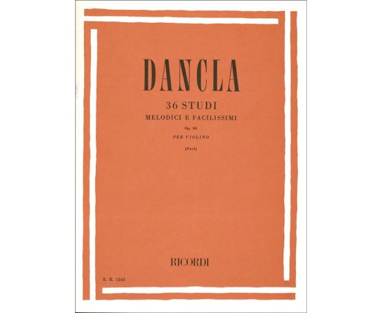 36 STUDI MELODICI E FACILISSIMI OPUS 84 - DANCIA