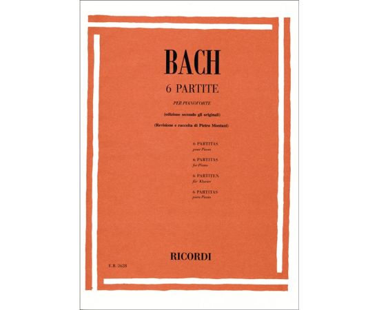 6 PARTITE PER PIANOFORTE - BACH