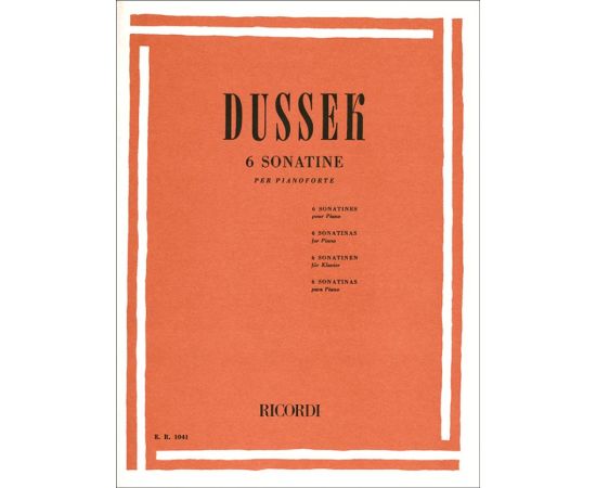 6 SONATINE X PIANOFORTE - DUSSEK