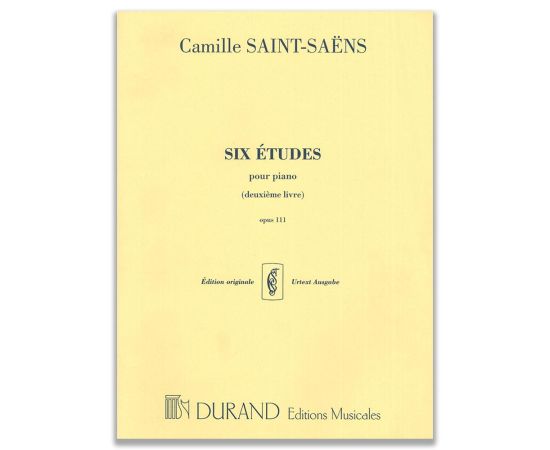 SIX ETUDES OPUS 111 - CAMILLE SAINT-SAENS