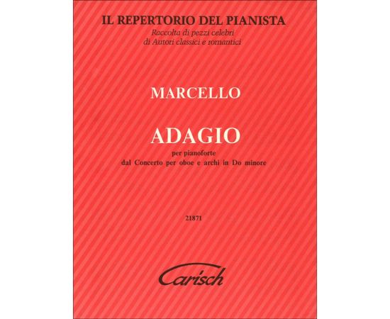 ADAGIO PER PIANOFORTE DAL CONCERTO PER OBOE ED ARCHI IN DO MINORE - BENEDETTO MA