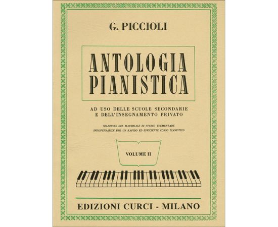 ANTOLOGIA PIANISTICA VOL.II - GIUSEPPE  PICCIOLI