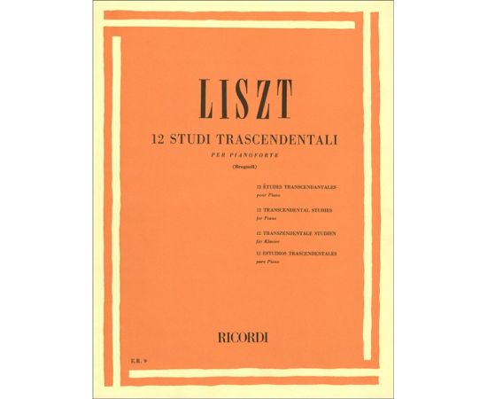 12 STUDI TRASCENDENTALI - FRANZ LISZT