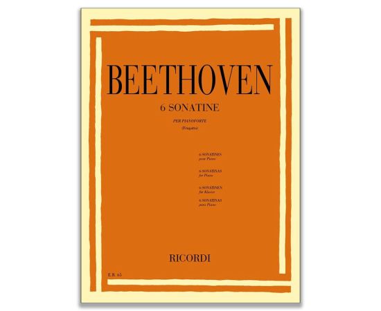 BEETHOVEN - SEI SONATINE PER PIANOFORTE