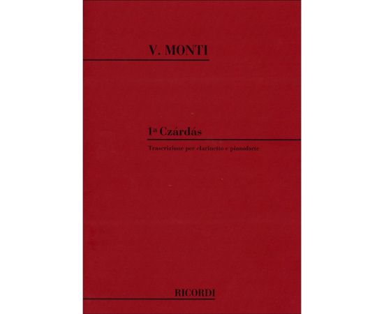 1° CZARDAS PER CLARINETTO E PIANOFORTE - MONTI