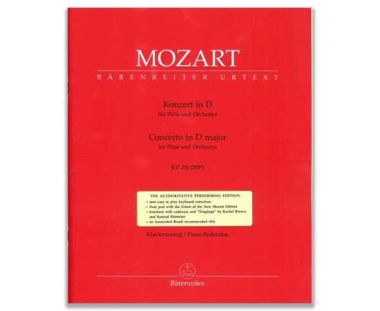 FLUTE CONCERTO IN D K.314 - MOZART