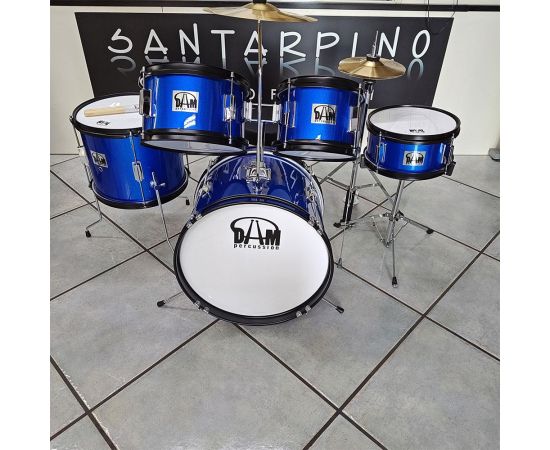 SET BABY DRUM 5 PEZZI COLORE BLU