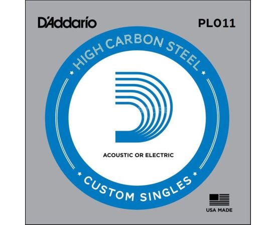 D'ADDARIO corda singola per chitarra Acustica/Elettrica .011