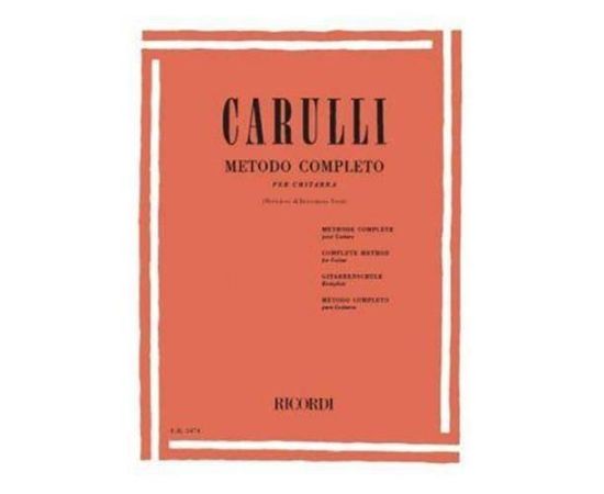 CARULLI METODO COMPLETO PER CHITARRA RICORDI