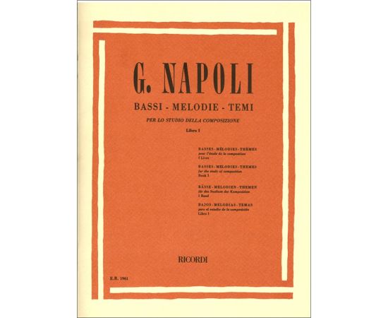 BASSI-MELODIE-TEMI LIBRO I - NAPOLI