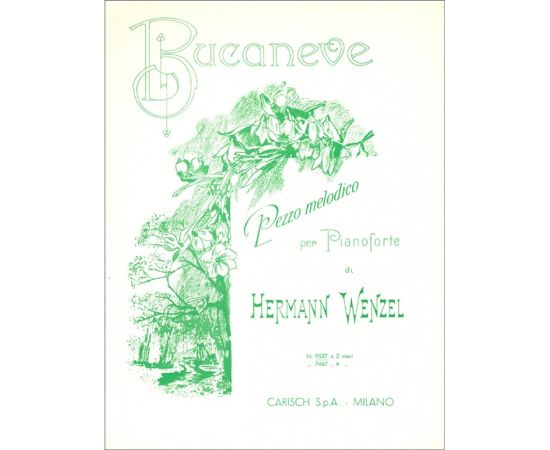 BUCANEVE PER PIANOFORTE - WENZEL