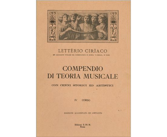 COMPENDIO DI TEORIA MUSICALE QUARTO CORSO - CIRIACO