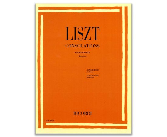 CONSOLATIONS PER PIANOFORTE - FRANZ LISZT