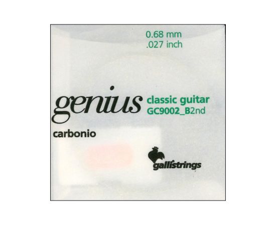 CORDA GENIUS PER CHITARRA CLASSICA GC9002_B 2nd IN CARBONIO GALLISTRINGS