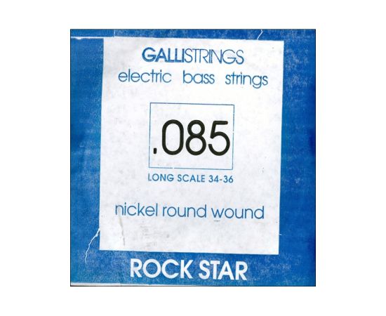 CORDA PER BASSO ELETTRICO 085 GALLISTRINGS LONG SCALE 34-36 NICKEL ROCK STAR