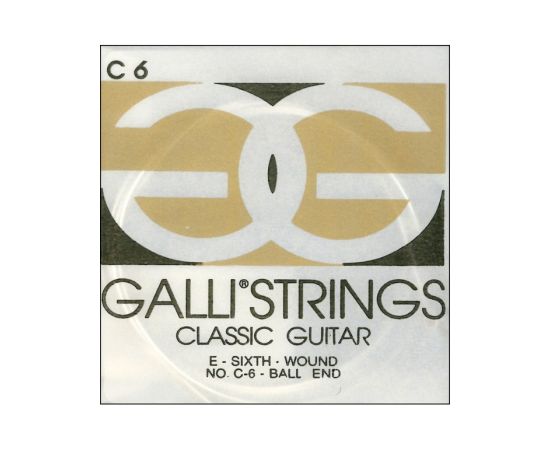 CORDA PER CHITARRA CLASSICA C-6  E-SESTA GALLISTRINGS WOUND STRING