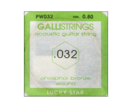 CORDA PER CHITARRA FOLK PHOSPHOR BRONZE 032SOL GALLISTRINGS LUCKY STAR