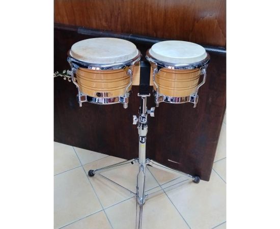 LP Latin Percussion Bongo LP201AX-2 con stand LP-330 Usati