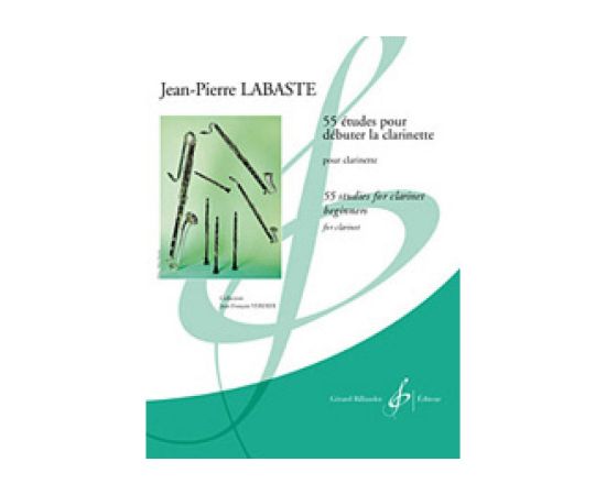 Jean-Pierre Labaste 55 Etudes Pour Debuter La Clarinette