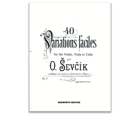 40 VARIATIONS FACILES - SEVCIK