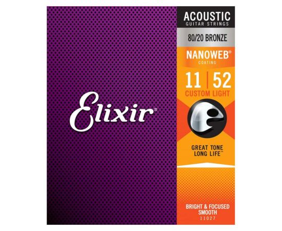 ELIXIR Acoustic 80/20 Bronze NANOWEB