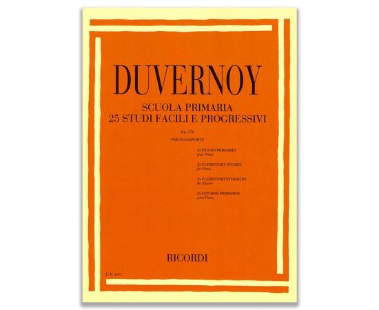 SCUOLA PRIMARIA 25 STUDI FACILI OP. 176 - DUVERNOY