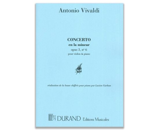 CONCERTO IN LA MINORE OPERA 3 NUMERO 6 - ANTONIO VIVALDI