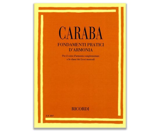 CARABA - FONDAMENTI PRATICI D'ARMONIA