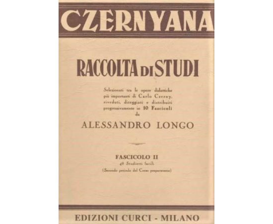 CZERNYANA  RACCOLTA DI STUDI FASCICOLO II