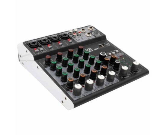 SINEXTESIS Mixer/Scheda Audio 4 canali MP3 USB Bluetooth con DSP 16 effetti 24 bit