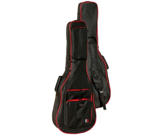 EK FGA30BK Borsa imbottita 30 mm Rossa per Chitarra acustica