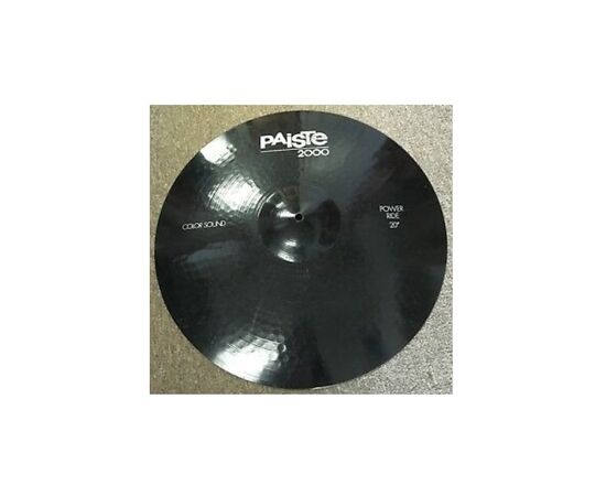 Paiste 2000 Power Ride 20 '' Color Sound Flat Black Color