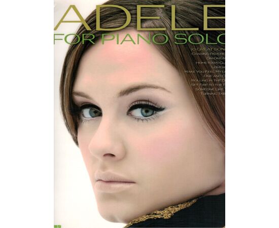 Adele For Piano Solo 10 Sheet Music Great Songs!