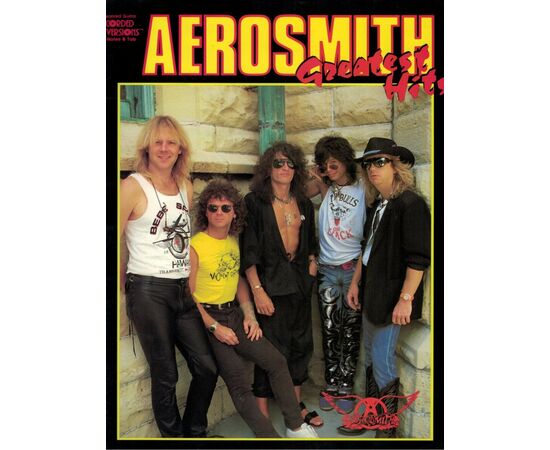 Aerosmith Greatest Hits - record version with notes & tab sheet music