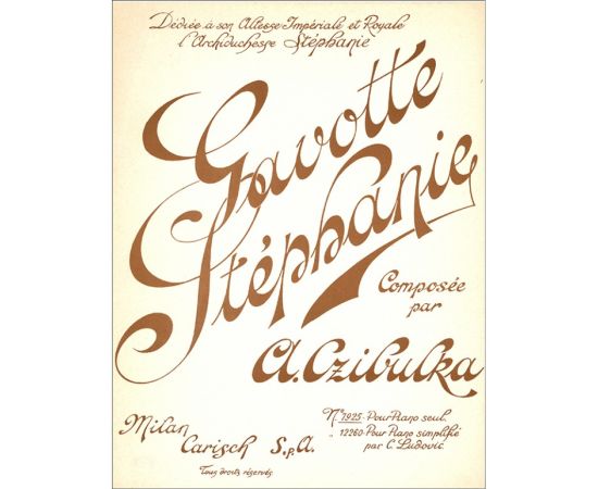 GAVOTTE STEPHANIE OPUS 312 - CZIBULKA