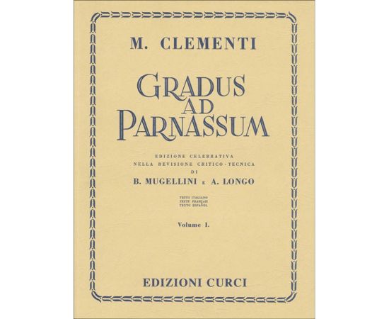 GRADUS AD PARNASSUM VOLUME I - CLEMENTI